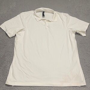 Lululemon men Logo Sport Polo Short Sleeve size XL